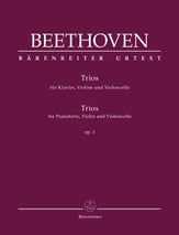 Trios for Pianoforte, Violin and Violoncello Op. 1 cover